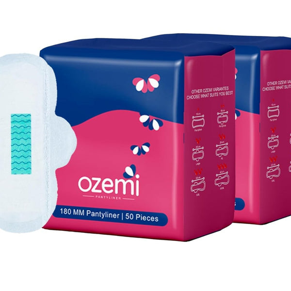 Ozemi Anion Cotton Pantyliner ǀ 180 MM (Large)