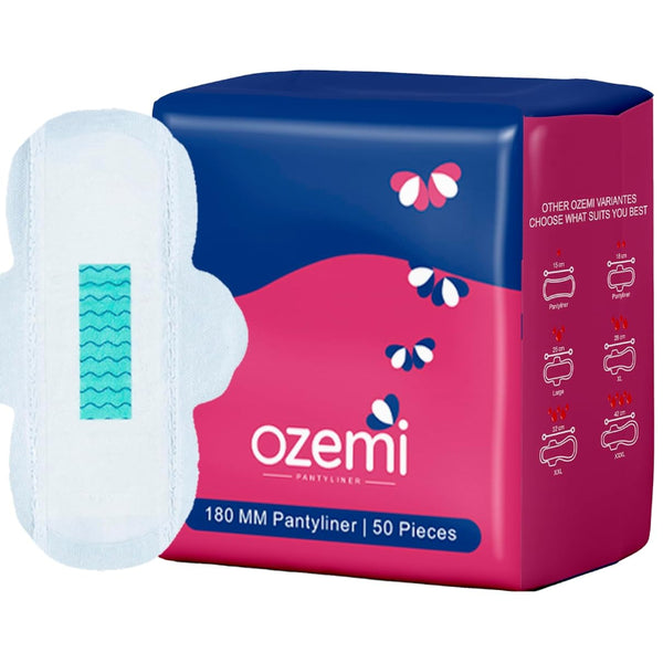 Ozemi Anion Cotton Pantyliner ǀ 180 MM (Large)