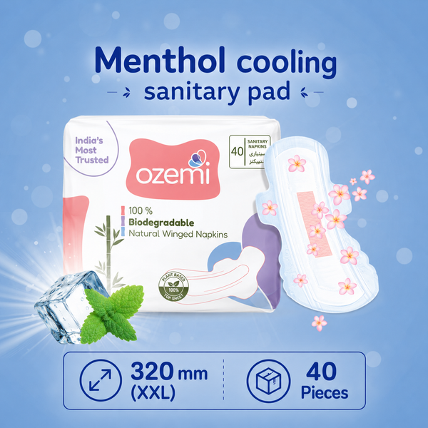 Menthol Cooling Sanitary Pad