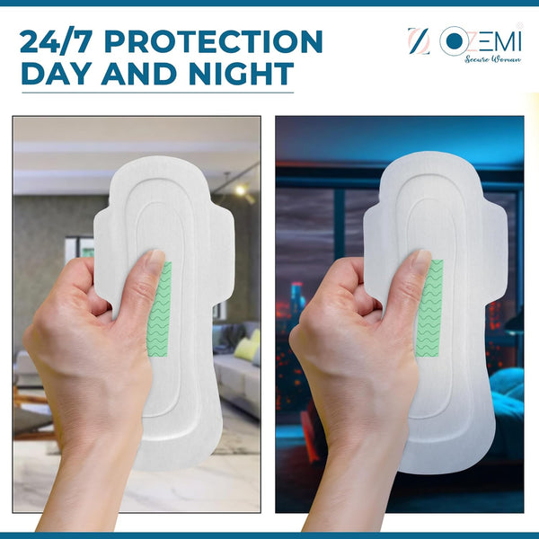 Ozemi Anion Cotton Sanitary Pads ǀ 420 MM (XXXL)