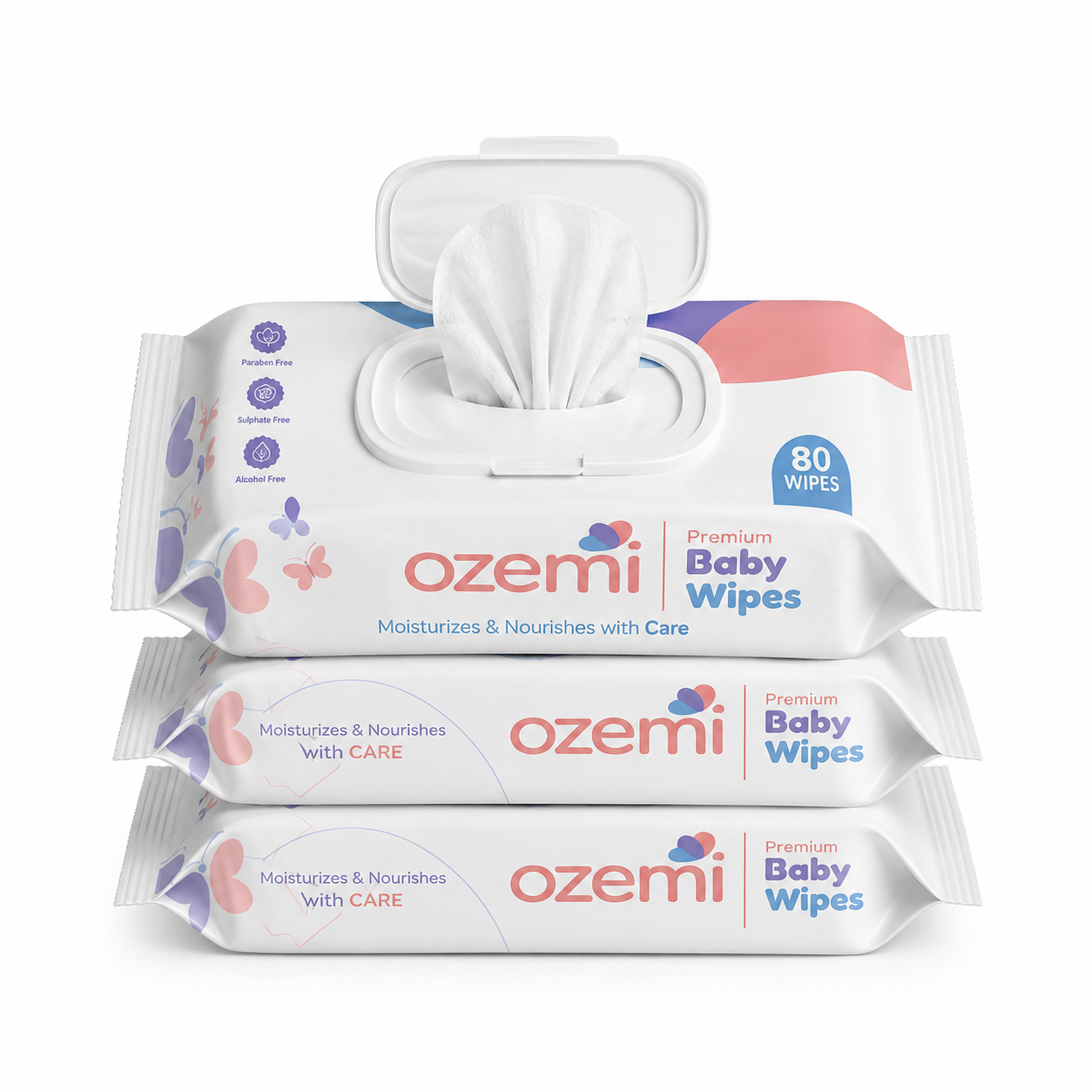 Ozemi Baby Water Wipes