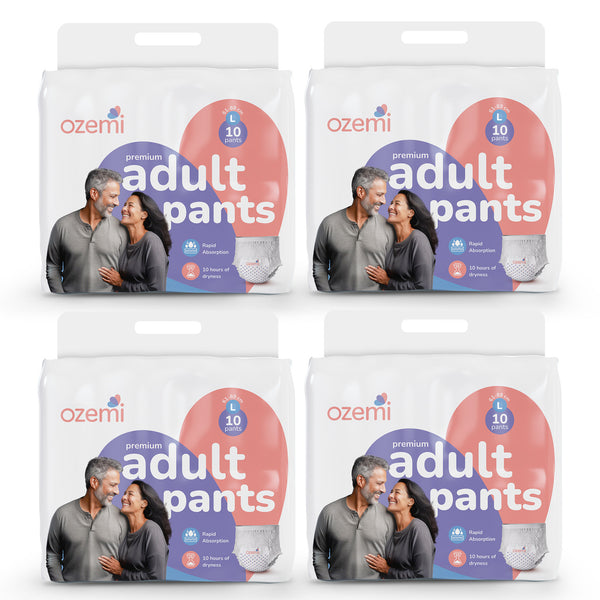 Ozemi Premium Adult Diaper Pant Style ǀ Large Size (L)