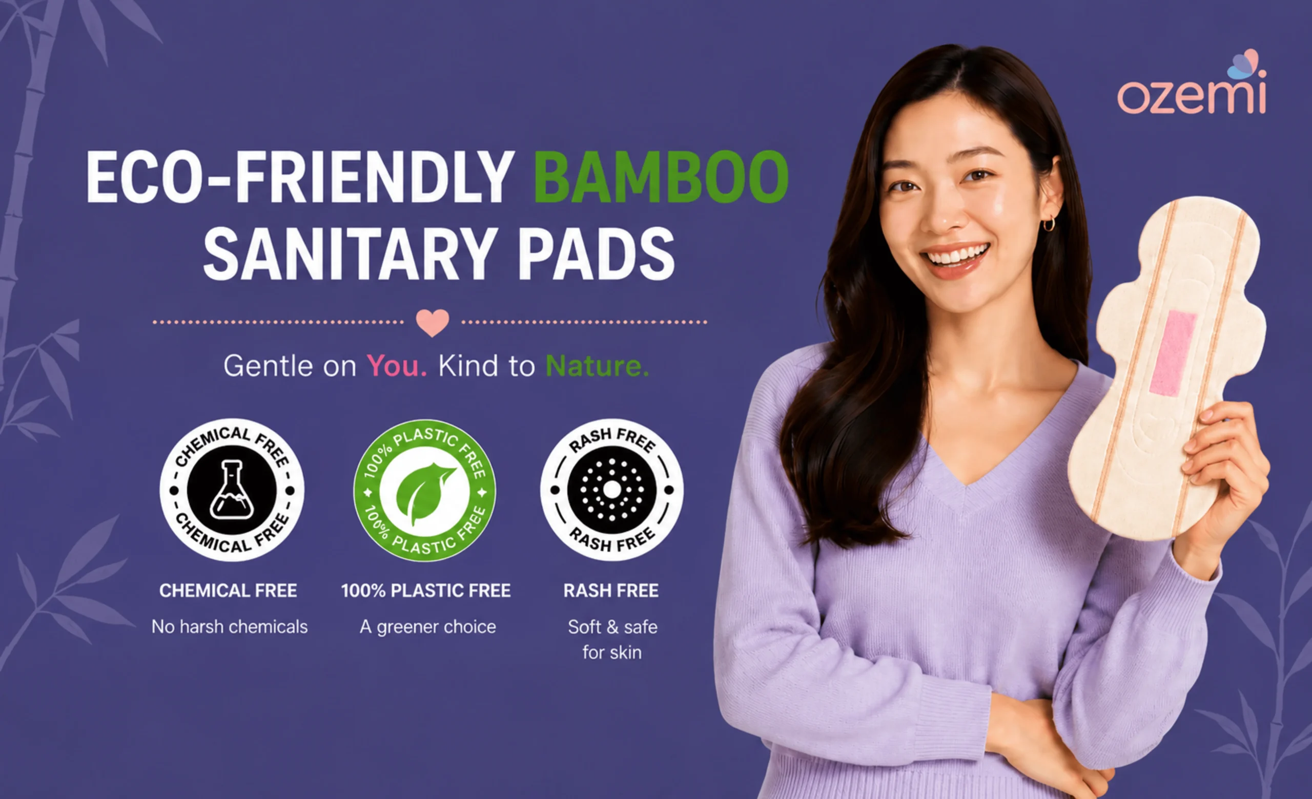 Eco-Friendly Bamboo Sanitary Pads