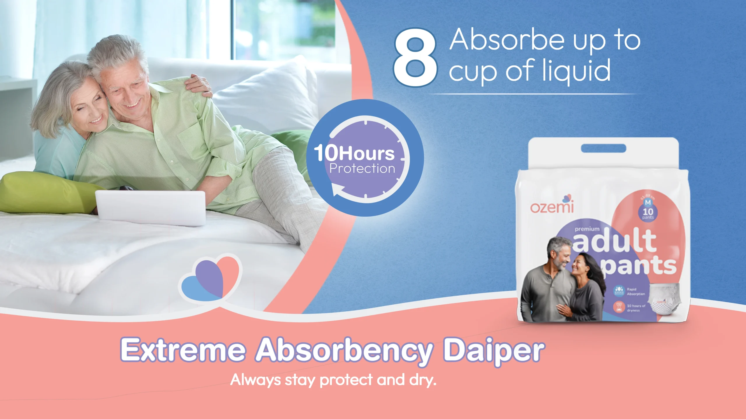 3x More Absorbent Technology