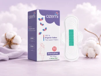 Ozemi Anion Cotton Pantyliner ǀ 180 MM (Large)