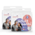 Ozemi Premium Adult Diaper Pant Style ǀ Double Extra Large size Pack 10