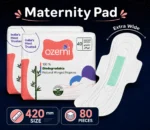 Ozemi Rash-Free Cotton Anion Sanitary Pads ǀ 420 MM (XXXL)
