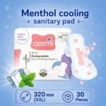Ozemi Rash-Free Menthol Cooling Sanitary Pads ǀ 320 MM (XXL)