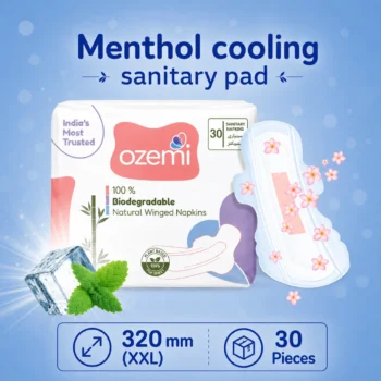 Ozemi Rash-Free Menthol Cooling Sanitary Pads ǀ 320 MM (XXL)