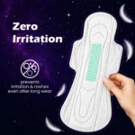 Ozemi Rash-Free Cotton Anion Sanitary Pads ǀ 420 MM (XXXL) Pack 80