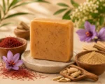 Ozemi Detan soap with Sandal Wood and Saffron For Glowing Brightening skin Pack 2