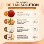 Ozemi Detan soap with Sandal Wood and Saffron For Glowing Brightening skin Pack 2